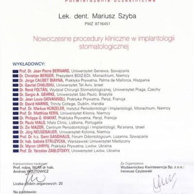 Potwierdzenie uczestnictwa w szkoleniu